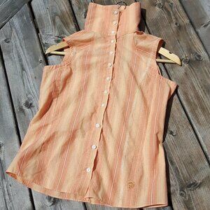 Mountain Hardware Tank Top Orange Size 4